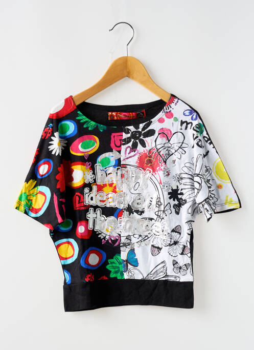 Tricou negru DESIGUAL fată
