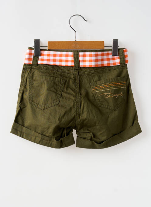 Șort verde DESIGUAL fată