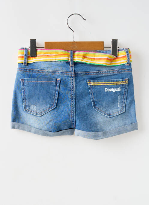 Șort albastru DESIGUAL fată