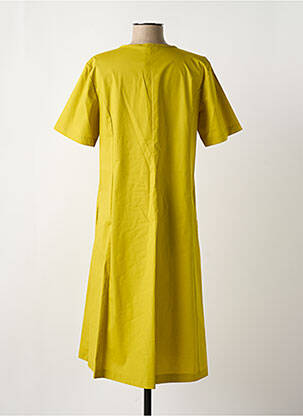 Rochie midi mâneci scurte mâneci scurte verde MARIA BELLENTANI femeie