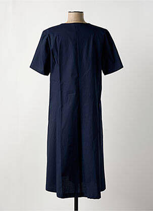 Rochie midi mâneci scurte mâneci scurte albastru MARIA BELLENTANI femeie