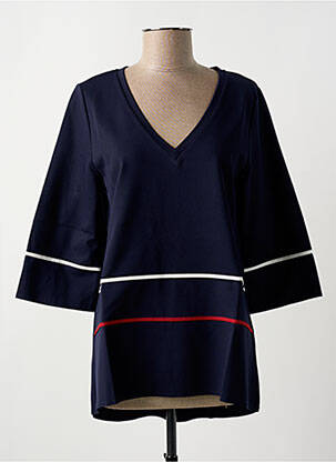 Tricou mâneci 3/4 mâneci 3/4 albastru MARIA BELLENTANI femeie