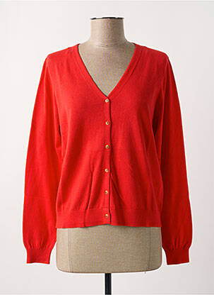 Vestă cu mâneci lungi roșu YERSE femeie