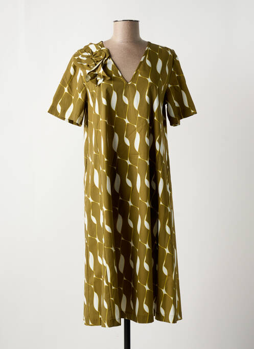 Rochie midi verde MARIA BELLENTANI femeie