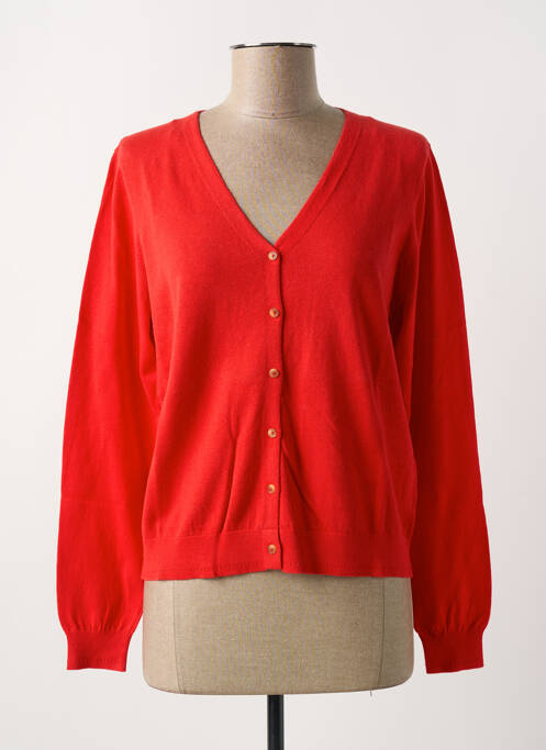 Vestă cu mâneci lungi roșu YERSE femeie