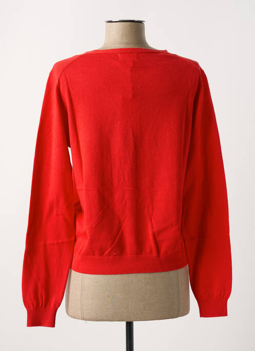 Vestă cu mâneci lungi roșu YERSE femeie