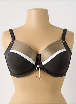 Sutien de costum de baie elasticitate sutien balconet cu decolteu înalt maro PRIMADONNA femeie