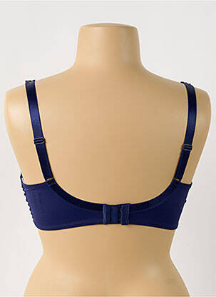 Sutien efect material satinat albastru CHANTELLE femeie