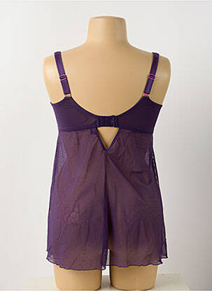 Top/caraco broderie violet SCULPTRESSE femeie