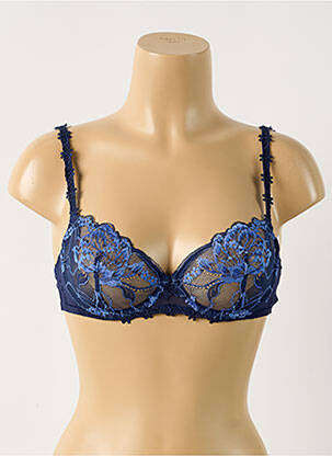 Sutien țesătură tulle albastru SIMONE PERELE femeie