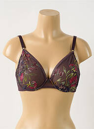 Sutien broderie sutien cupe întregi cu decolteu înalt violet WACOAL femme