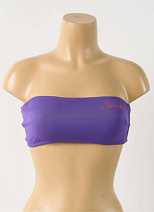 Sutien efect material satinat top bentiță violet DIESEL femeie