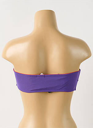 Sutien efect material satinat top bentiță violet DIESEL femeie