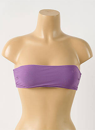 Sutien efect material satinat top bentiță violet deschis DIESEL femeie
