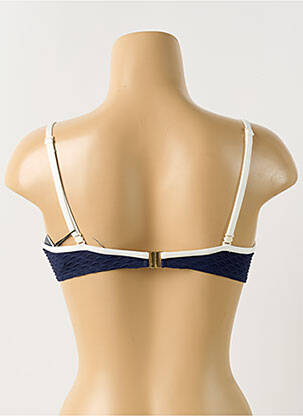 Sutien de costum de baie elasticitate sutien balconet cu decolteu înalt albastru MARIE JO femeie