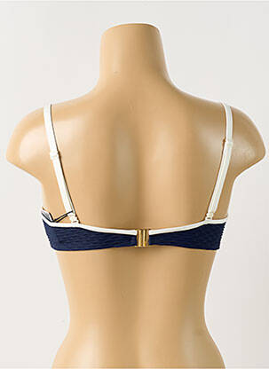 Sutien de costum de baie elasticitate sutien balconet cu decolteu înalt albastru MARIE JO femeie