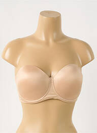 Sutien efect material satinat top sutien modelat piele WACOAL femme