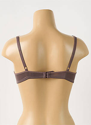 Sutien efect material satinat top sutien modelat maro MARLIES DEKKERS femeie