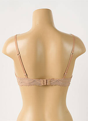 Sutien broderie top sutien modelat culoare piersică ROSY femeie