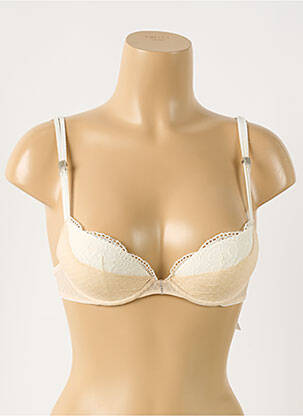 Sutien top sutien push-up top sutien push-up bej LEJABY femeie