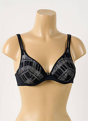Sutien efect material satinat top sutien modelat negru MARIE JO femeie