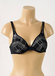 Sutien efect material satinat top sutien modelat negru MARIE JO femme