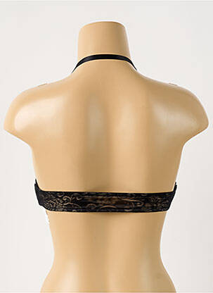 Sutien efect material satinat top sutien modelat negru AUBADE femeie