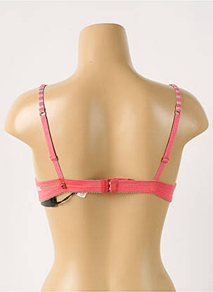 Sutien efect material satinat top sutien push-up roz DIESEL femeie