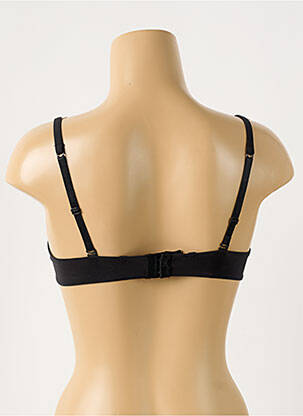 Sutien efect material satinat top sutien push-up negru WACOAL femeie