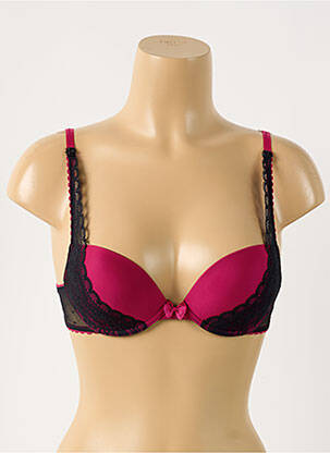 Sutien efect material satinat top sutien push-up violet PASSIONATA femeie