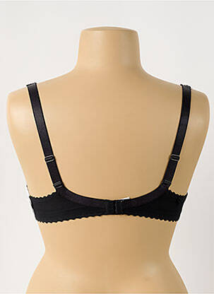 Sutien efect material satinat top sutien modelat negru LOUISA BRACQ femeie
