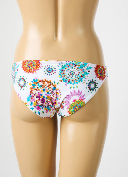 Chiloți de baie imprimeu fantezie chiloți alb DESIGUAL femme