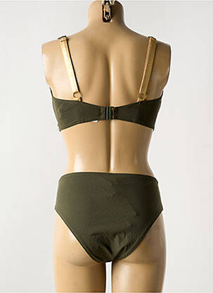 Costum de baie din două piese elasticitate verde EMPREINTE femeie