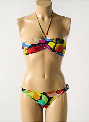 Costum de baie din două piese roșu RASUREL femeie