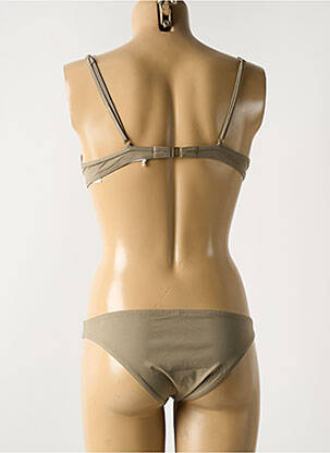 Costum de baie din două piese elasticitate top triunghiuri maro NINA RICCI femeie
