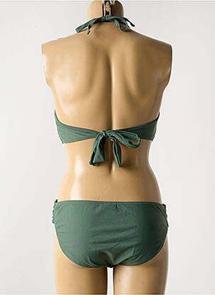 Costum de baie din două piese elasticitate top sutien modelat verde DAG ADOM femeie