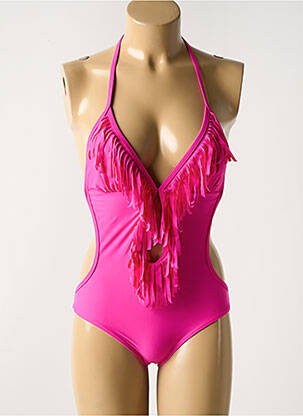 Costum de baie dintr-o singură piesă roz DAG ADOM femeie