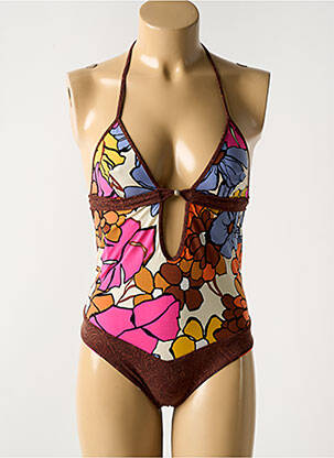 Costum de baie dintr-o singură piesă maro MALIZIA BY LA PERLA femeie