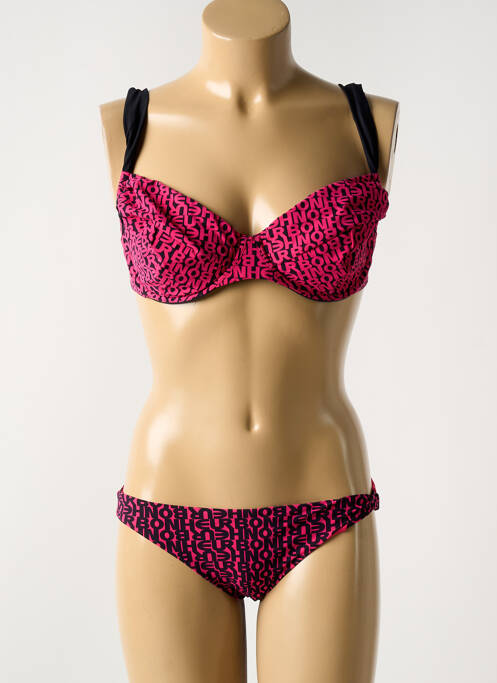 Costum de baie din două piese roz LEJABY femeie