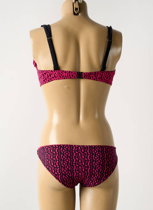 Costum de baie din două piese roz LEJABY femeie