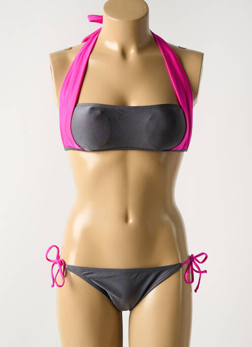 Costum de baie din două piese gri DAG ADOM femeie