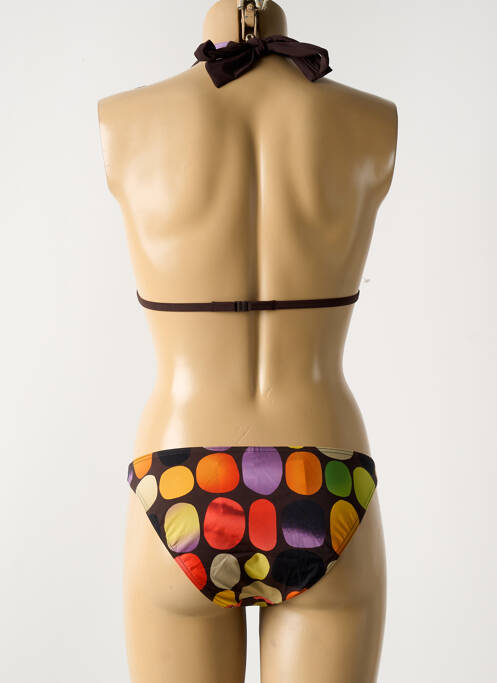 Costum de baie din două piese maro RASUREL femeie