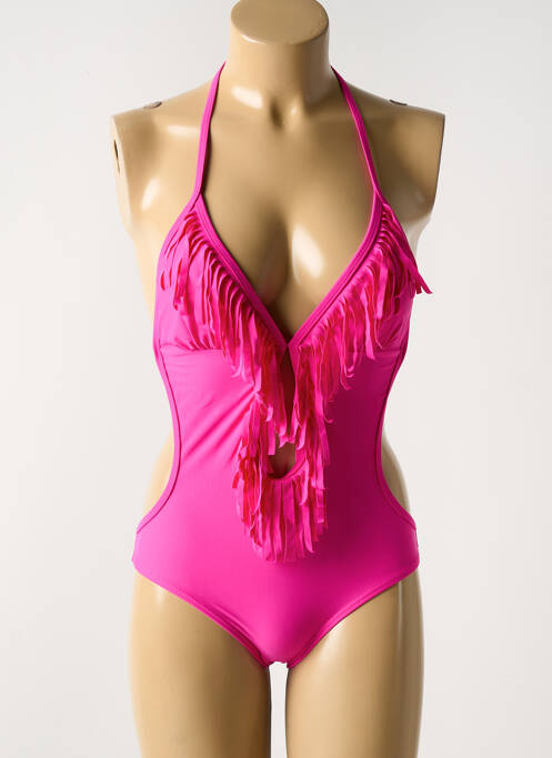 Costum de baie dintr-o singură piesă roz DAG ADOM femeie