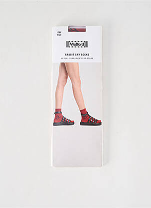 Șosete roșu WOLFORD femeie