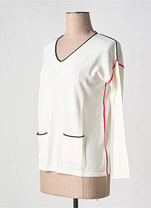 Pulover bej TRIPODE femeie