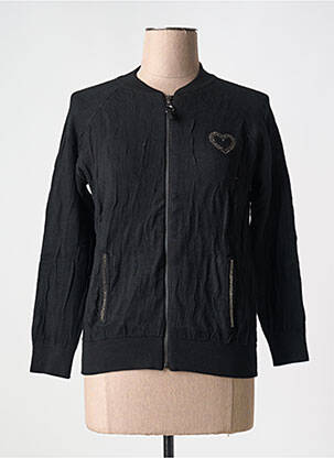 Vestă cu mâneci lungi negru TRIPODE femeie