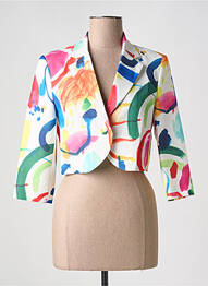 Bolero mâneci lungi alb HIPPOCAMPE femme