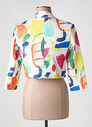 Bolero mâneci lungi alb HIPPOCAMPE femeie