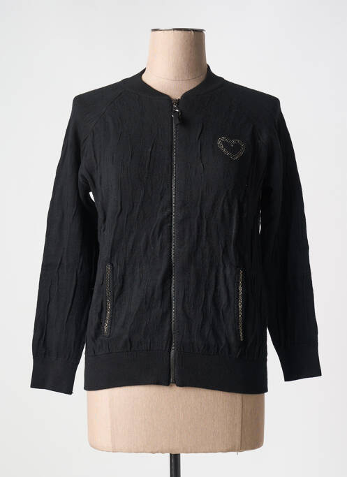 Vestă cu mâneci lungi negru TRIPODE femeie