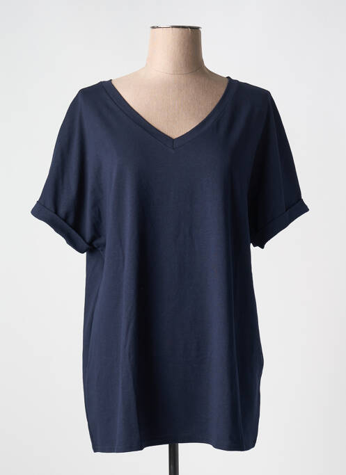 Tricou albastru HALOGENE femeie